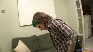 Green hair fuck