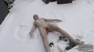 Naked Snow Angel Sauna Masturbation Jacuzzi and Showeri