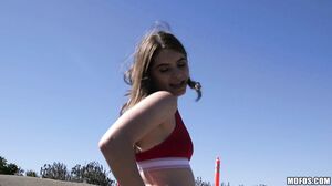 Alice March - Fit Jogger Deepthroats her BF